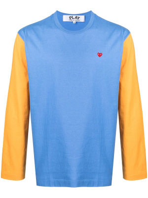 Colour-block long-sleeve T-shirt, Comme Des Garçons Play Colour-block long-sleeve T-shirt
Colour-block long-sleeve T-shirt, Comme Des Garçons Play Colour-block long-sleeve T-shirt