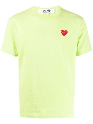 Heart embroidered round neck T-shirt, Comme Des Garçons Play Heart embroidered round neck T-shirt
Heart embroidered round neck T-shirt, Comme Des Garçons Play Heart embroidered round neck T-shirt