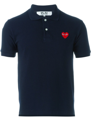 Embroidered heart polo shirt, Comme Des Garçons Play Embroidered heart polo shirt
Embroidered heart polo shirt, Comme Des Garçons Play Embroidered heart polo shirt