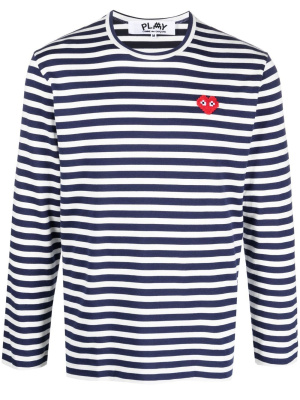 Stripe-pattern cotton T-shirt, Comme Des Garçons Play Stripe-pattern cotton T-shirt
Stripe-pattern cotton T-shirt, Comme Des Garçons Play Stripe-pattern cotton T-shirt