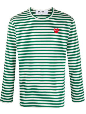 Striped long-sleeve T-shirt, Comme Des Garçons Play Striped long-sleeve T-shirt
Striped long-sleeve T-shirt, Comme Des Garçons Play Striped long-sleeve T-shirt