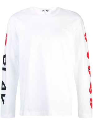 Almond-eye long-sleeved T-shirt, Comme Des Garçons Play Almond-eye long-sleeved T-shirt
Almond-eye long-sleeved T-shirt, Comme Des Garçons Play Almond-eye long-sleeved T-shirt