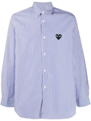 Striped embroidered logo shirt, Comme Des Garçons Play Striped embroidered logo shirt
Striped embroidered logo shirt, Comme Des Garçons Play Striped embroidered logo shirt