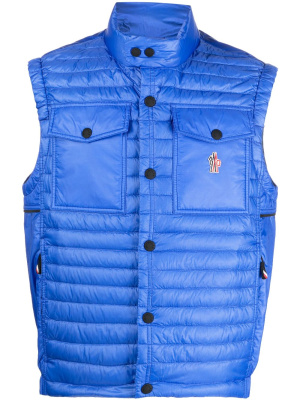 

Logo-patch quilted gilet, Moncler Grenoble Logo-patch quilted gilet