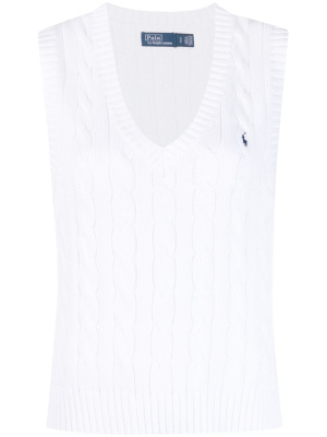 Polo Pony-embroidered V.neck knitted vest, Polo Ralph Lauren Polo Pony-embroidered V.neck knitted vest
Polo Pony-embroidered V.neck knitted vest, Polo Ralph Lauren Polo Pony-embroidered V.neck knitted vest