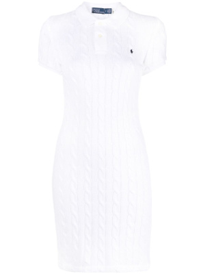 Logo-embroidered cable-knit dress, Polo Ralph Lauren Logo-embroidered cable-knit dress
Logo-embroidered cable-knit dress, Polo Ralph Lauren Logo-embroidered cable-knit dress