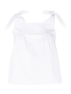 Organic-cotton tie-straps blouse, See by Chloé Organic-cotton tie-straps blouse
Organic-cotton tie-straps blouse, See by Chloé Organic-cotton tie-straps blouse