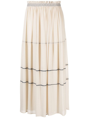 Whipstitch-detailing pleated maxi skirt, See by Chloé Whipstitch-detailing pleated maxi skirt
Whipstitch-detailing pleated maxi skirt, See by Chloé Whipstitch-detailing pleated maxi skirt