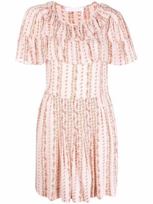 Floral-print cape-like mini dress, See by Chloé Floral-print cape-like mini dress
Floral-print cape-like mini dress, See by Chloé Floral-print cape-like mini dress