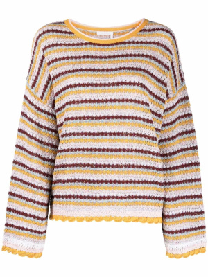 

Striped knitted jumper, See by Chloé Striped knitted jumper