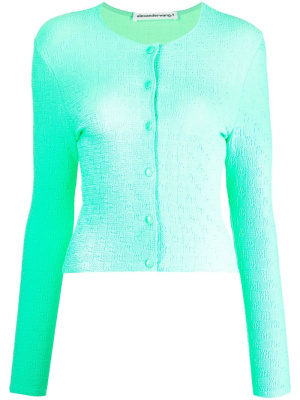 Logo-jacquard long-sleeve cardigan, Alexander Wang Logo-jacquard long-sleeve cardigan
Logo-jacquard long-sleeve cardigan, Alexander Wang Logo-jacquard long-sleeve cardigan