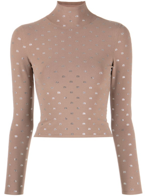Crystal-embellished logo turtleneck top, Alexander Wang Crystal-embellished logo turtleneck top
Crystal-embellished logo turtleneck top, Alexander Wang Crystal-embellished logo turtleneck top