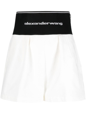 Logo-waistband tailored short, Alexander Wang Logo-waistband tailored short
Logo-waistband tailored short, Alexander Wang Logo-waistband tailored short