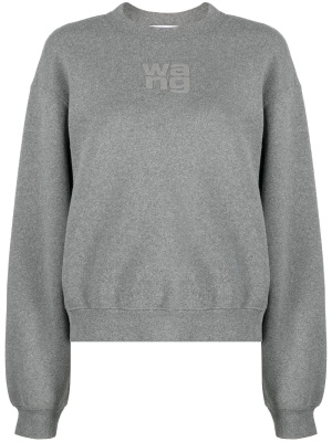 Logo-embossed terry-cloth sweatshirt, Alexander Wang Logo-embossed terry-cloth sweatshirt
Logo-embossed terry-cloth sweatshirt, Alexander Wang Logo-embossed terry-cloth sweatshirt