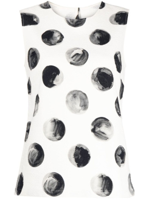 Polka-dot print sleeveless top, Dolce & Gabbana Polka-dot print sleeveless top
Polka-dot print sleeveless top, Dolce & Gabbana Polka-dot print sleeveless top