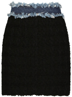 Contrasting-waistband high-waisted skirt, Dolce & Gabbana Contrasting-waistband high-waisted skirt
Contrasting-waistband high-waisted skirt, Dolce & Gabbana Contrasting-waistband high-waisted skirt