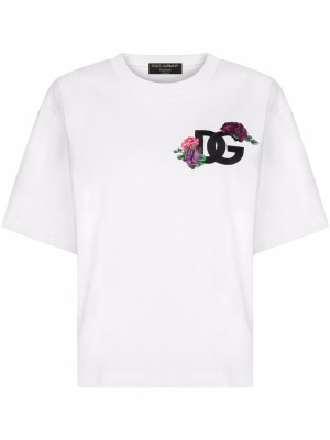 Embroidered logo cotton T-shirt, Dolce & Gabbana Embroidered logo cotton T-shirt
Embroidered logo cotton T-shirt, Dolce & Gabbana Embroidered logo cotton T-shirt