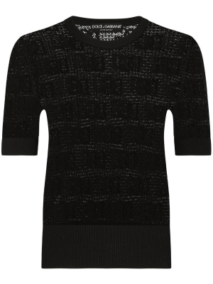 DG logo jacquard lace-stitch sweater, Dolce & Gabbana DG logo jacquard lace-stitch sweater
DG logo jacquard lace-stitch sweater, Dolce & Gabbana DG logo jacquard lace-stitch sweater