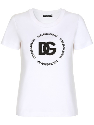 Logo-print short-sleeve T-shirt, Dolce & Gabbana Logo-print short-sleeve T-shirt
Logo-print short-sleeve T-shirt, Dolce & Gabbana Logo-print short-sleeve T-shirt
