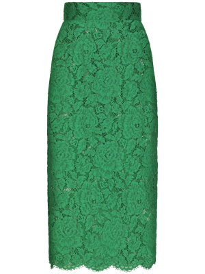 Floral-lace high-waisted midi skirt, Dolce & Gabbana Floral-lace high-waisted midi skirt
Floral-lace high-waisted midi skirt, Dolce & Gabbana Floral-lace high-waisted midi skirt