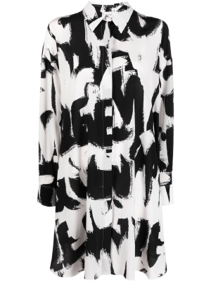 Graffiti-print shirt dress, Alexander McQueen Graffiti-print shirt dress
Graffiti-print shirt dress, Alexander McQueen Graffiti-print shirt dress