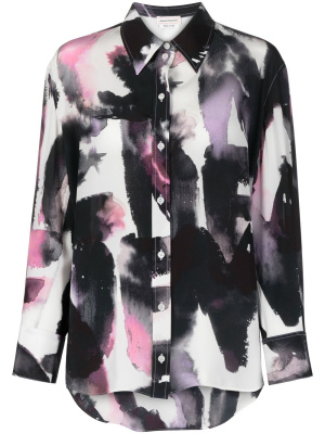 Watercolour graffiti silk shirt, Alexander McQueen Watercolour graffiti silk shirt
Watercolour graffiti silk shirt, Alexander McQueen Watercolour graffiti silk shirt