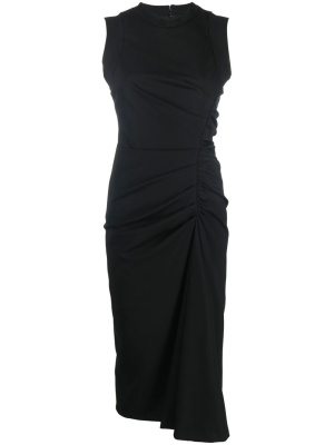 Side ruched-detail midi dress, Alexander McQueen Side ruched-detail midi dress
Side ruched-detail midi dress, Alexander McQueen Side ruched-detail midi dress