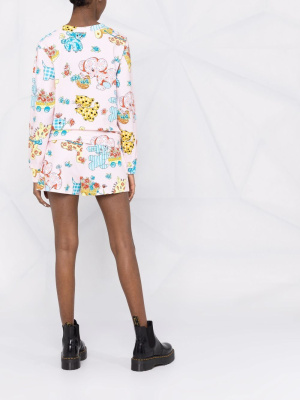 Sketch-print organic-cotton sweatshirt, Moschino Sketch-print organic-cotton sweatshirt
Sketch-print organic-cotton sweatshirt, Moschino Sketch-print organic-cotton sweatshirt