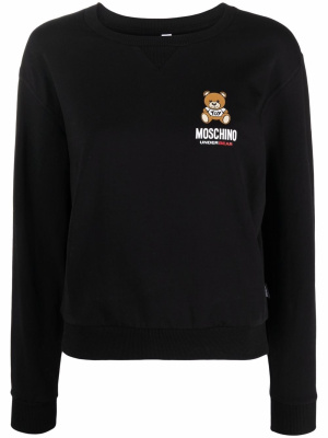 Teddy bear-print crew neck jumper, Moschino Teddy bear-print crew neck jumper
Teddy bear-print crew neck jumper, Moschino Teddy bear-print crew neck jumper