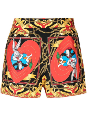 X Looney Tunes cartoon-print mini shorts, Moschino X Looney Tunes cartoon-print mini shorts
X Looney Tunes cartoon-print mini shorts, Moschino X Looney Tunes cartoon-print mini shorts