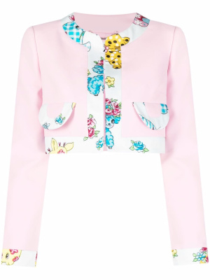 Calico Animal-detail crepe jacket, Moschino Calico Animal-detail crepe jacket
Calico Animal-detail crepe jacket, Moschino Calico Animal-detail crepe jacket
