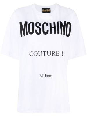 Couture oversized crew-neck T-shirt, Moschino Couture oversized crew-neck T-shirt
Couture oversized crew-neck T-shirt, Moschino Couture oversized crew-neck T-shirt