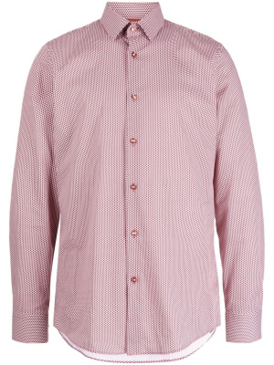 Micro-dot print stretch-cotton shirt, BOSS Micro-dot print stretch-cotton shirt
Micro-dot print stretch-cotton shirt, BOSS Micro-dot print stretch-cotton shirt