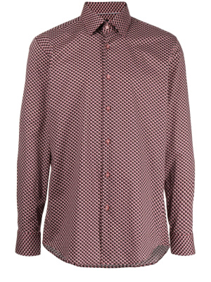 Geometric-pattern classic-collar shirt, BOSS Geometric-pattern classic-collar shirt
Geometric-pattern classic-collar shirt, BOSS Geometric-pattern classic-collar shirt