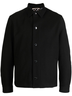 

Plain cotton-blend shirt jacket, BOSS Plain cotton-blend shirt jacket