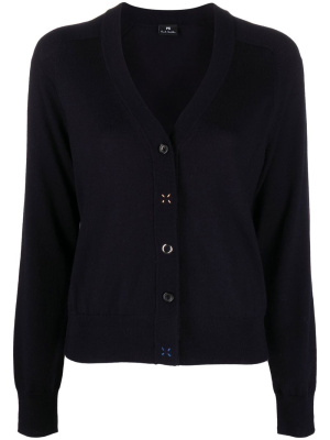 

Button-detail knit cardigan, PS Paul Smith Button-detail knit cardigan