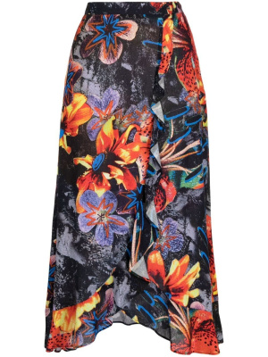 Asymmetric floral-print midi skirt, PS Paul Smith Asymmetric floral-print midi skirt
Asymmetric floral-print midi skirt, PS Paul Smith Asymmetric floral-print midi skirt