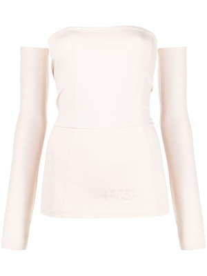 Off-shoulder long-sleeved top, MM6 Maison Margiela Off-shoulder long-sleeved top
Off-shoulder long-sleeved top, MM6 Maison Margiela Off-shoulder long-sleeved top