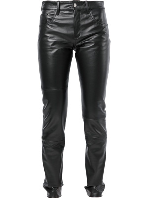 Straight-leg leather trousers, MM6 Maison Margiela Straight-leg leather trousers
Straight-leg leather trousers, MM6 Maison Margiela Straight-leg leather trousers