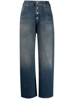 Stonewashed straight-leg jeans, MM6 Maison Margiela Stonewashed straight-leg jeans
Stonewashed straight-leg jeans, MM6 Maison Margiela Stonewashed straight-leg jeans