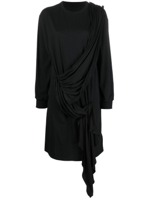 Long-sleeve draped jumper dress, MM6 Maison Margiela Long-sleeve draped jumper dress
Long-sleeve draped jumper dress, MM6 Maison Margiela Long-sleeve draped jumper dress