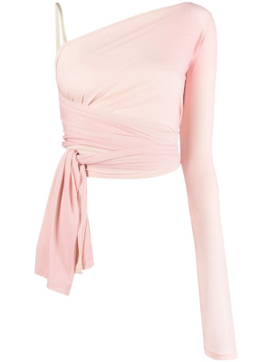 Asymmetric wraparound cropped top, MM6 Maison Margiela Asymmetric wraparound cropped top
Asymmetric wraparound cropped top, MM6 Maison Margiela Asymmetric wraparound cropped top