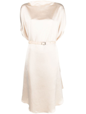 Belted draped satin midi dress, MM6 Maison Margiela Belted draped satin midi dress
Belted draped satin midi dress, MM6 Maison Margiela Belted draped satin midi dress