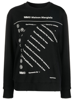 Graphic-print cotton sweatshirt, MM6 Maison Margiela Graphic-print cotton sweatshirt
Graphic-print cotton sweatshirt, MM6 Maison Margiela Graphic-print cotton sweatshirt