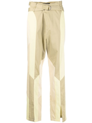 Panelled buckled-waist trousers, Kiko Kostadinov Panelled buckled-waist trousers
Panelled buckled-waist trousers, Kiko Kostadinov Panelled buckled-waist trousers