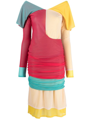 Panelled-design long-sleeve dress, Kiko Kostadinov Panelled-design long-sleeve dress
Panelled-design long-sleeve dress, Kiko Kostadinov Panelled-design long-sleeve dress