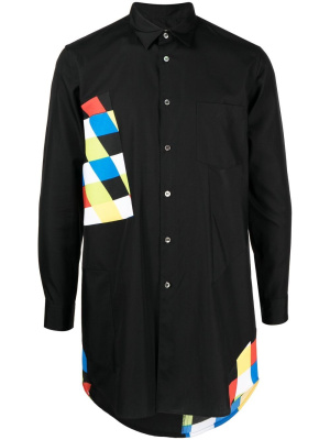 Geometric-pattern printed shirt, Comme Des Garçons Homme Plus Geometric-pattern printed shirt
Geometric-pattern printed shirt, Comme Des Garçons Homme Plus Geometric-pattern printed shirt