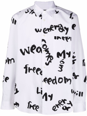 Freedom graphic-print shirt, Comme Des Garçons Homme Plus Freedom graphic-print shirt
Freedom graphic-print shirt, Comme Des Garçons Homme Plus Freedom graphic-print shirt