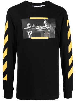 Caravaggio print long-sleeve T-shirt, Off-White Caravaggio print long-sleeve T-shirt
Caravaggio print long-sleeve T-shirt, Off-White Caravaggio print long-sleeve T-shirt