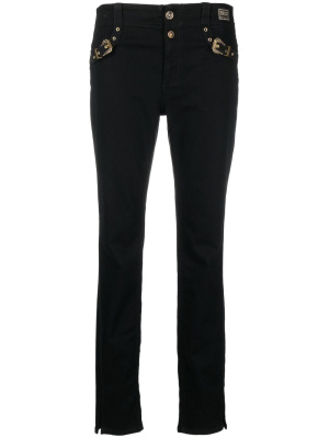 Decorative buckle skinny trousers, Versace Jeans Couture Decorative buckle skinny trousers
Decorative buckle skinny trousers, Versace Jeans Couture Decorative buckle skinny trousers